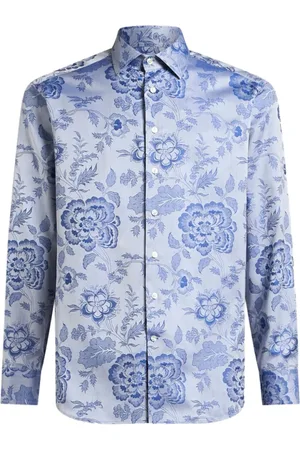 Etro Heren, Overhemden, Blauw, Maat: L