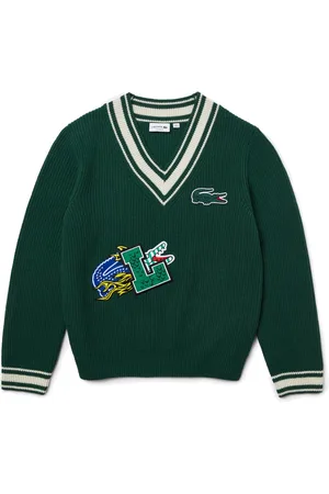 Lacoste Heren, Truien, Groen, Maat: XS Wol