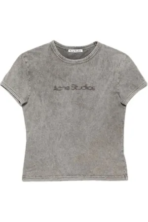 Acne Studios Heren, Tops, Grijs, Maat: XS Katoen