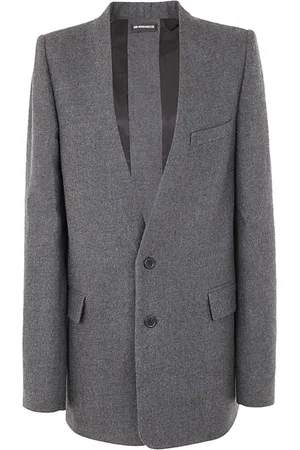 ANN DEMEULEMEESTER Dames, Jassen, Grijs, Maat: XL Wol