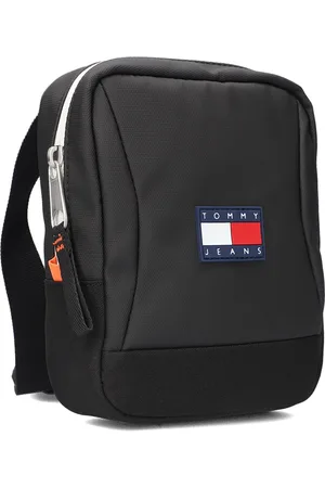 Tommy Hilfiger Heren, Tassen, Zwart, Maat: ONE Size Leer