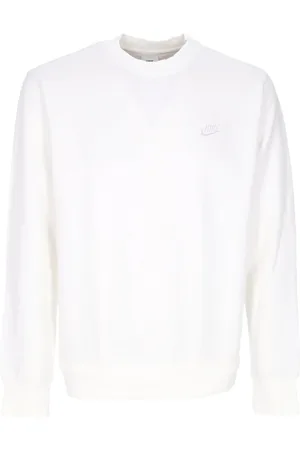 Nike Heren, Sweatshirts & Hoodies, Wit, Maat: S Katoen