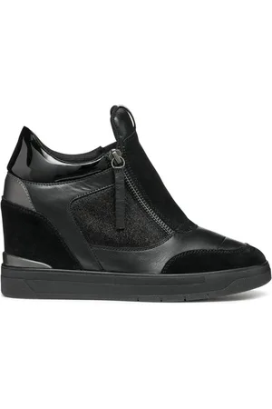 Geox Dames, Schoenen, Zwart, Maat: 40 EU Leer