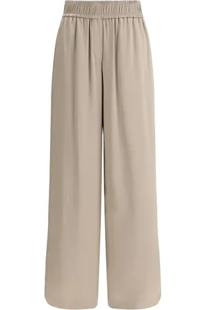 Brunello Cucinelli Dames, Broeken, Bruin, Maat: M Zijde