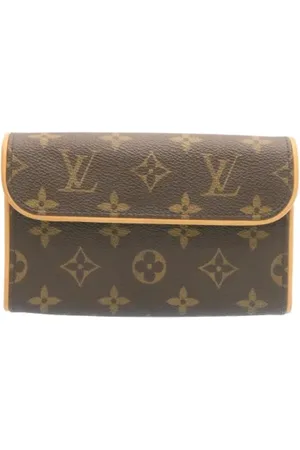 LOUIS VUITTON Dames, Pre-owned, Bruin, Maat: ONE Size Tweed