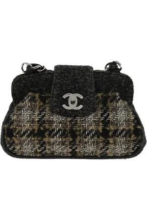 CHANEL Unisex, Pre-owned, Zwart, Maat: ONE Size Wol