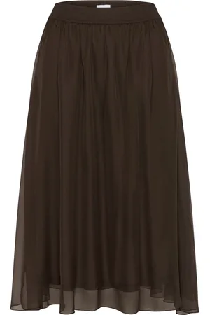 Saint Tropez Dames, Rokken, Bruin, Maat: M Poliester