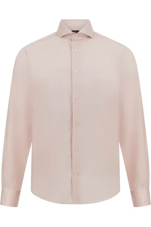 Boggi Milano Heren, Overhemden, Rood, Maat: XL Katoen