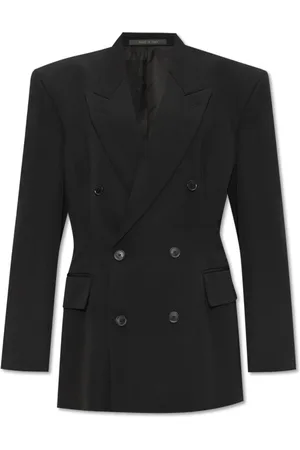 Balenciaga Dames, Jassen, Zwart, Maat: S Wol