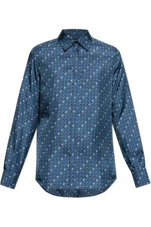 Dolce & Gabbana Heren, Overhemden, Blauw, Maat: L Zijde