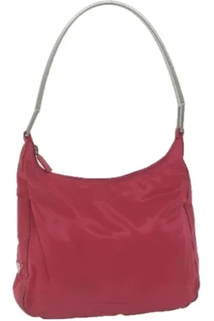 Prada Dames, Pre-owned, Roze, Maat: ONE Size Nylon