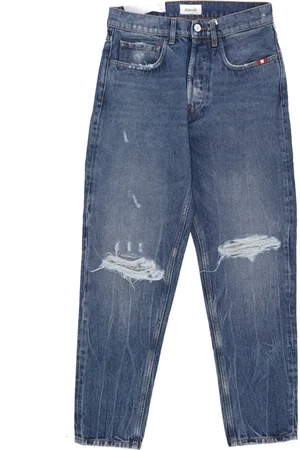 AMISH Heren, Jeans, Blauw, Maat: W33 Denim