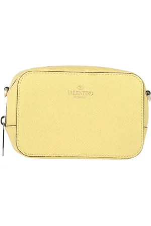 VALENTINO Dames, Pre-owned, Geel, Maat: ONE Size Leer