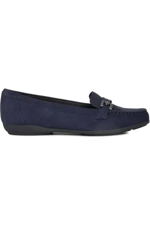 Geox Dames, Schoenen, Blauw, Maat: 36 EU Leer