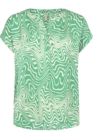 soyaconcept Dames, Blouses & Shirts, Groen, Maat: XL Viscose