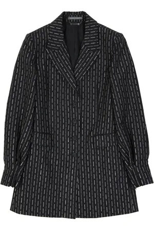 Alberta Ferretti Dames, Jassen, Zwart, Maat: XS Wol
