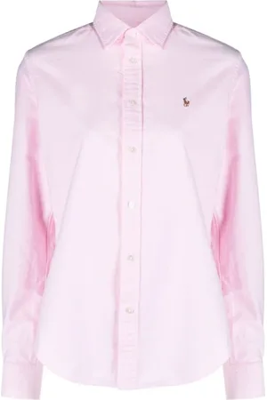 Ralph Lauren Dames, Blouses & Shirts, Roze, Maat: 3XS Katoen