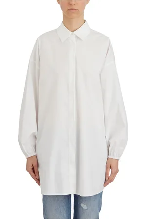 Dondup Dames, Blouses & Shirts, Wit, Maat: S
