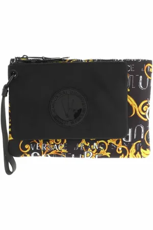 VERSACE Dames, Tassen, Zwart, Maat: ONE Size Katoen