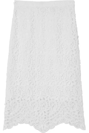 Burberry Dames, Rokken, Wit, Maat: XS Katoen