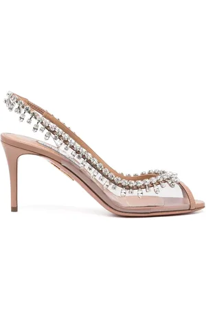 Aquazzura Dames, Schoenen, Roze, Maat: 36 1/2 EU Leer