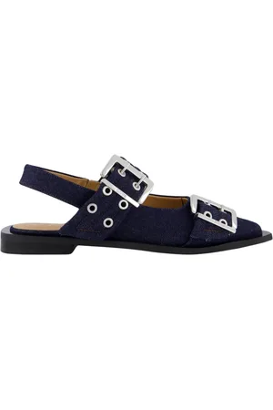 Ganni Dames, Schoenen, Blauw, Maat: 36 EU