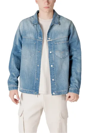 Replay Heren, Jassen, Blauw, Maat: L Denim
