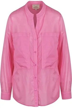 Alessia Santi Dames, Blouses & Shirts, Roze, Maat: XS Katoen