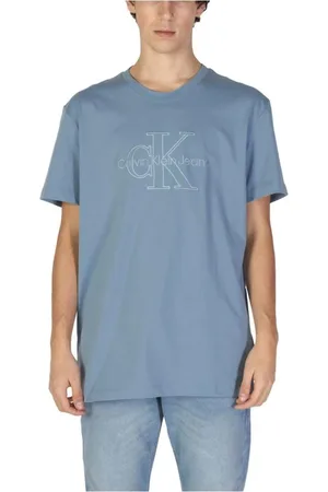 Calvin Klein Heren, Tops, Blauw, Maat: 3XL Katoen
