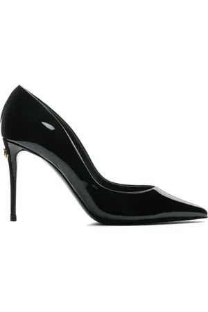 Dolce & Gabbana Dames, Schoenen, Zwart, Maat: 36 EU Leer