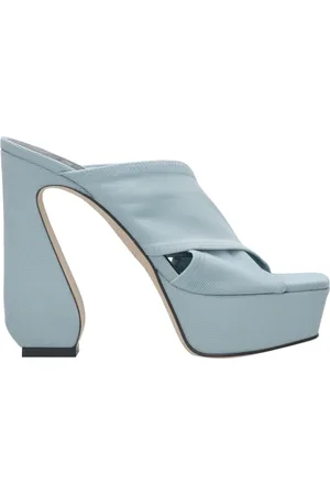 Sergio Rossi Dames, Schoenen, Blauw, Maat: 37 EU Denim