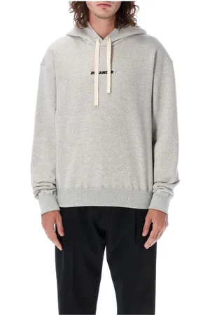 Jil Sander Heren, Sweatshirts & Hoodies, Grijs, Maat: L