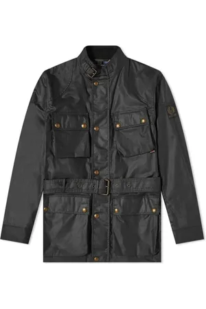 Belstaff Heren, Jassen, Zwart, Maat: XL Katoen
