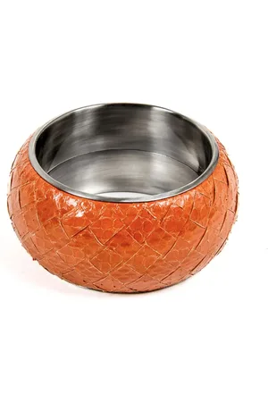 Bottega Veneta Dames, Accessoires, Oranje, Maat: ONE Size Leer