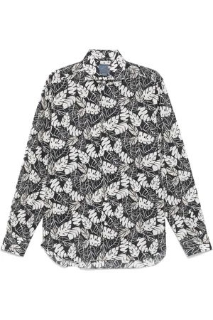 BARBA Heren, Overhemden, Grijs, Maat: 2XL