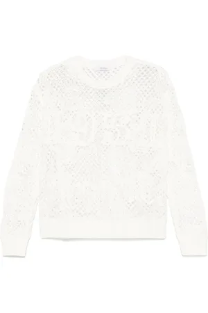Max Mara Dames, Truien, Wit, Maat: M