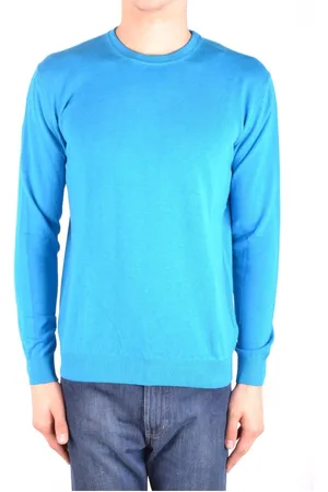 ALTEA Heren, Truien, Blauw, Maat: S Katoen