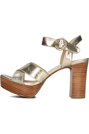 GOOSECRAFT Dames, Schoenen, Geel, Maat: 36 EU Leer