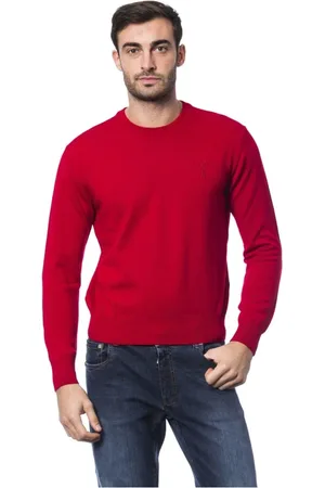 BILLIONAIRE Heren, Truien, Rood, Maat: XL Wol