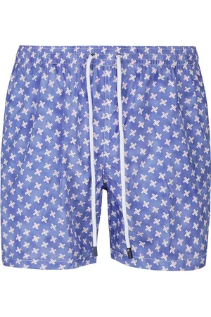 BARBA Heren, Badkleding, Blauw, Maat: M Poliester