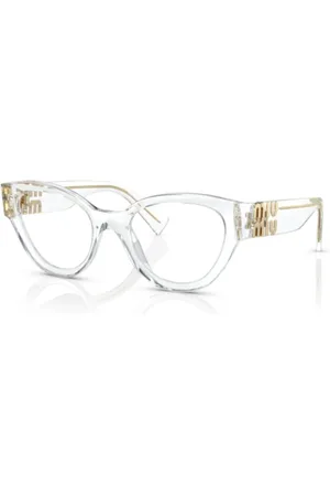 Miu Miu Unisex, Accessoires, Wit, Maat: 52 MM