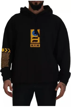 Dolce & Gabbana Heren, Sweatshirts & Hoodies, Zwart, Maat: S Katoen