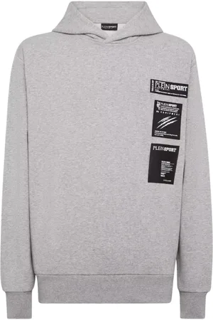 Philipp Plein Heren, Sweatshirts & Hoodies, Grijs, Maat: L Katoen