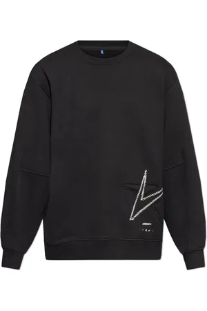 Ader Error Unisex, Sweatshirts & Hoodies, Zwart, Maat: M