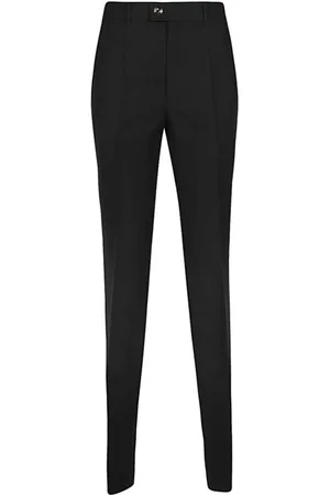 Gucci Dames, Broeken, Zwart, Maat: 2XS Leer