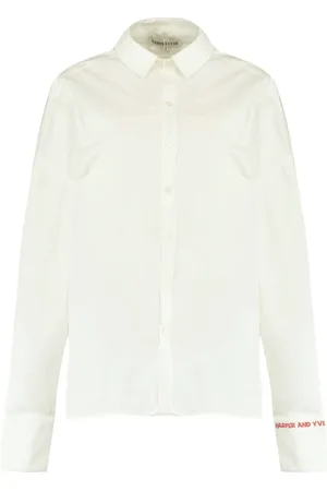 Harper & Yve Dames, Blouses & Shirts, Wit, Maat: S