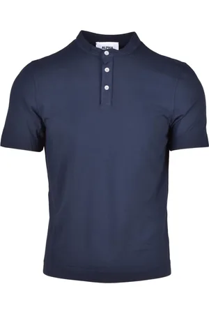 ALPHA STUDIO Heren, Tops, Blauw, Maat: XL Katoen