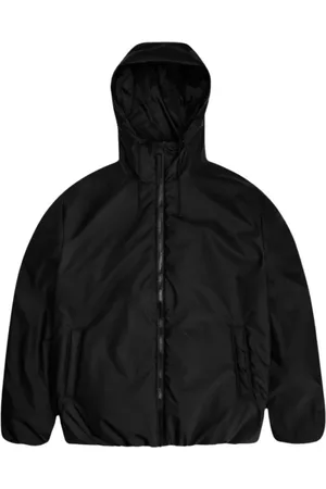 Rains Dames, Jassen, Zwart, Maat: XL Leer