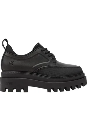 Calvin Klein Dames, Schoenen, Zwart, Maat: 39 EU Leer