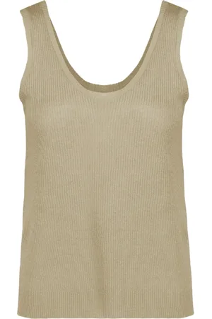 Bomboogie Dames, Tops, Groen, Maat: M Linnen